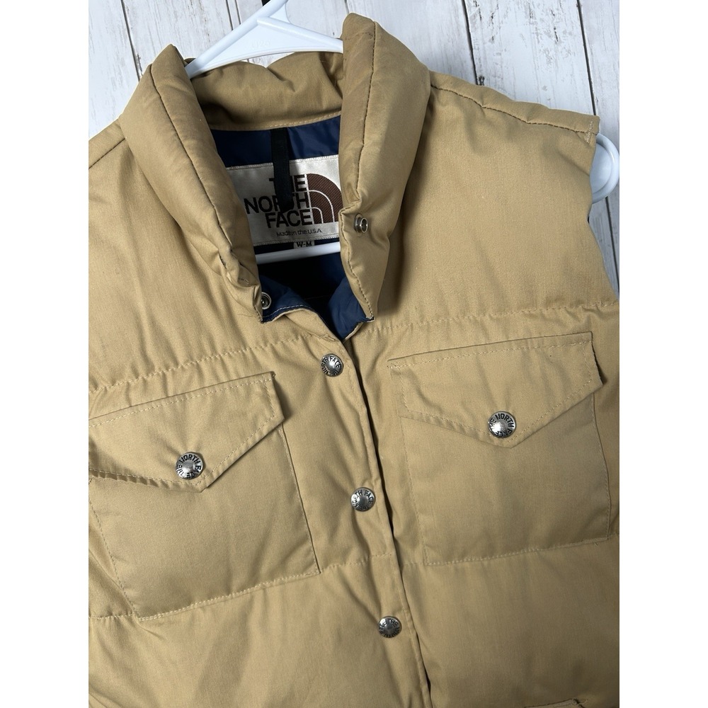 Women's Vintage The NorthFace Puffer Vest Goose Down Warm Size M